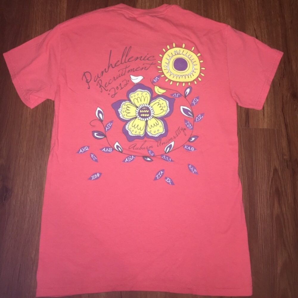 Auburn Panhellenic Sorority Recruitment Tee 2012